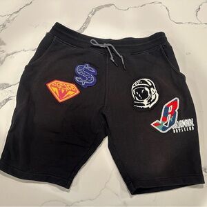 Billionaire Boys Club Black Patch-Embroidered Men's Shorts XXL